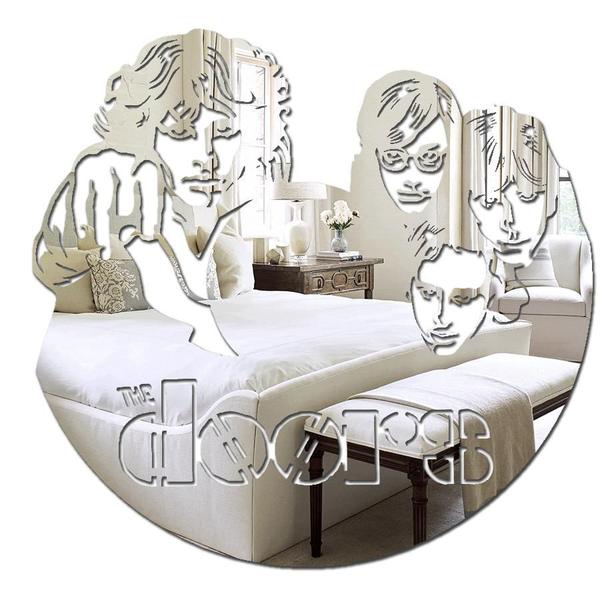 Imagem de Espelho Decorativo Presente Criativo The Doors Rock Banda 1