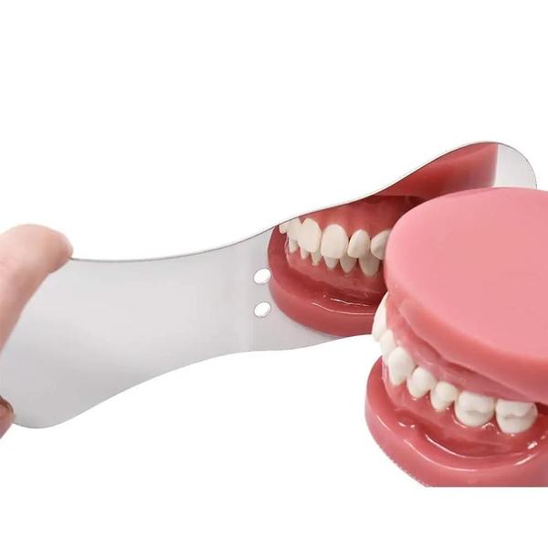 Imagem de Espelho Dental Intraoral de Aço Inoxidável Autoclavável - Refletor Ortodôntico AG (1 Unidade)