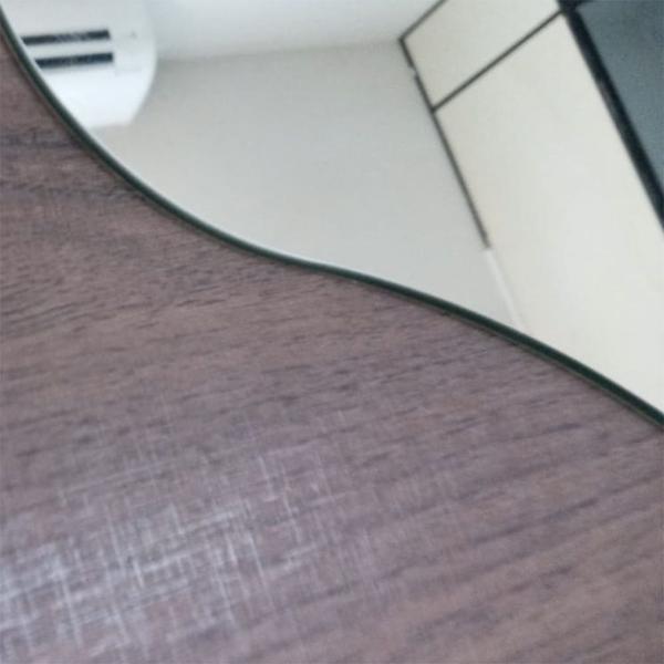 Espelho Orgânico Com Led 115cm x 60cm E05 Lançamento Quarto Sala Hall Banheiro Salão Branco Quente 3000k,220V - Cubas e Gabinetes Imagem de Espelho Orgânico Com Led 115cm x 60cm E05 Lançamento Quarto Sala Hall Banheiro Salão Branco Quente 3000k,220V