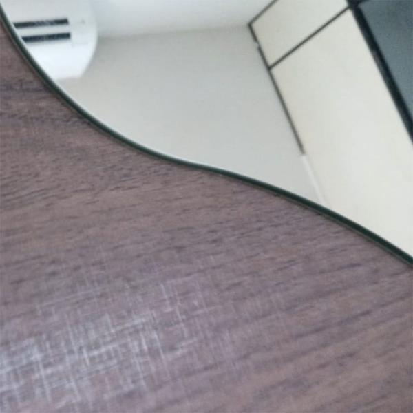 Espelho Orgânico Com Led 115cm x 60cm E05 Lançamento Quarto Sala Hall Banheiro Salão Branco Quente 3000k,220V - Cubas e Gabinetes Imagem de Espelho Orgânico Com Led 115cm x 60cm E05 Lançamento Quarto Sala Hall Banheiro Salão Branco Quente 3000k,220V