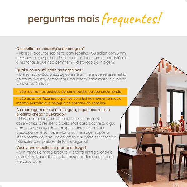 Espelho Orgânico Decorativo Grande Pinterest 60x110 Mod Prisma - REI DOS VIDROS Imagem de Espelho Orgânico Decorativo Grande Pinterest 60x110 Mod Prisma