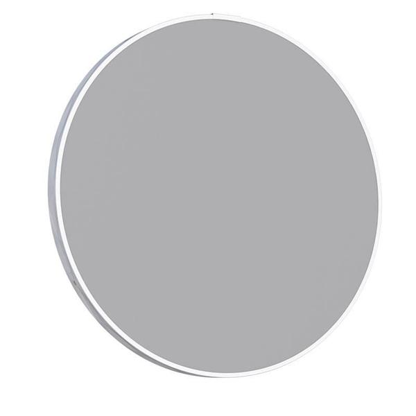 Espelho Para Banheiro Redondo Aço Luna 50 Cozimax Branco Imagem de Espelho Para Banheiro Redondo Aço Luna 50 Cozimax Branco