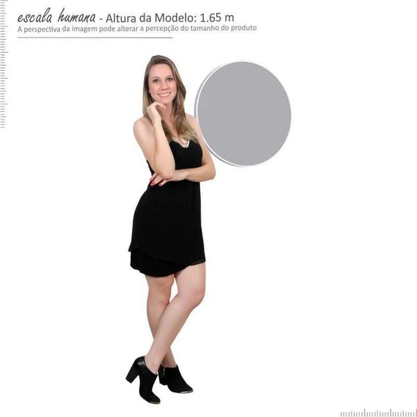 Espelho Para Banheiro Redondo Aço Luna 50 Cozimax Branco Imagem de Espelho Para Banheiro Redondo Aço Luna 50 Cozimax Branco