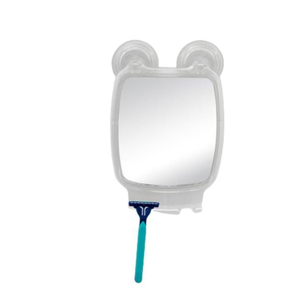 Espelho Para Box Com Ventosa E Suporte Para Barbeador Astra Imagem de Espelho Para Box Com Ventosa E Suporte Para Barbeador Astra