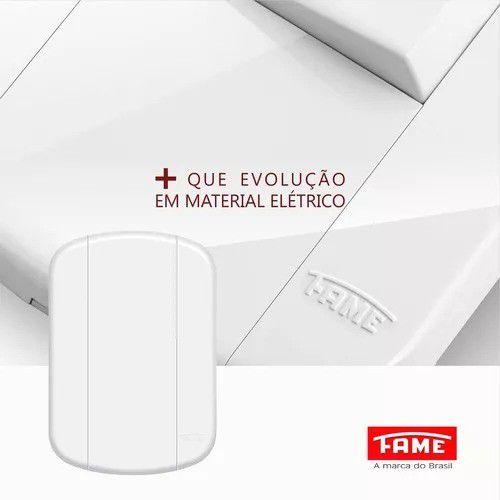 Imagem de Espelho Placa Fame Blanc+ Cego 4x2 Kit C/ 3