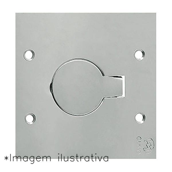 Imagem de Espelho Placa P/piso Inox 4x4 1tomada Red Olivo Pll80