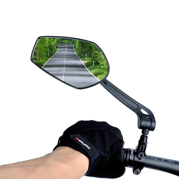 Imagem de Espelho retrovisor com refletor de guidão de bicicleta Wokex Black