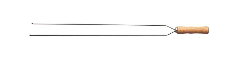 Imagem de Espeto Duplo para Churrasco Tramontina com Lâmina em Aço Inox e Cabo de Madeira 75 cm