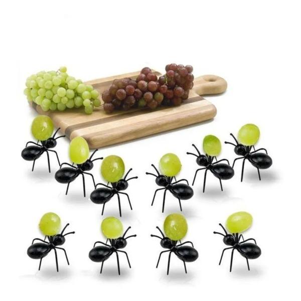 Imagem de Espeto Formiguinha Decorativa Para Frutas E Petiscos 12un