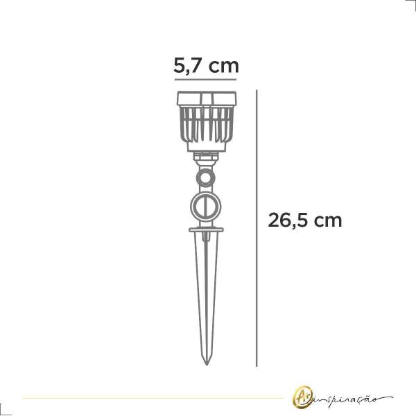 Imagem de Espeto Jardim Led 3000K 5W Eco 32634 À Prova D Água Ambar