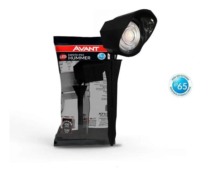 Imagem de Espeto Jardim Luminaria Led 5w Branco Frio 6500k Ip65 Avant