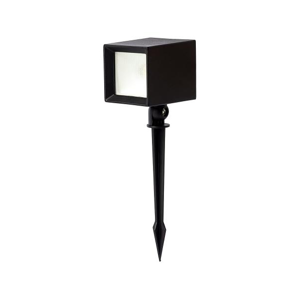 Imagem de Espeto LED Cubo 5W Articulado Preto 6500K Frio IP65 Gaya