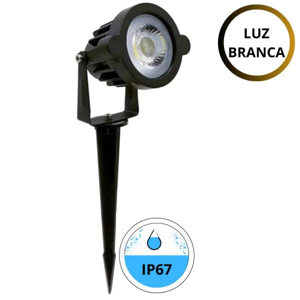 Imagem de Espeto Luminária De Jardim  Led 3w Branco Frio