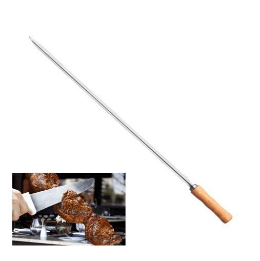 Espeto Para Assar Carne Churrasco 75Cm - MOR Imagem de Espeto Para Assar Carne Churrasco 75Cm