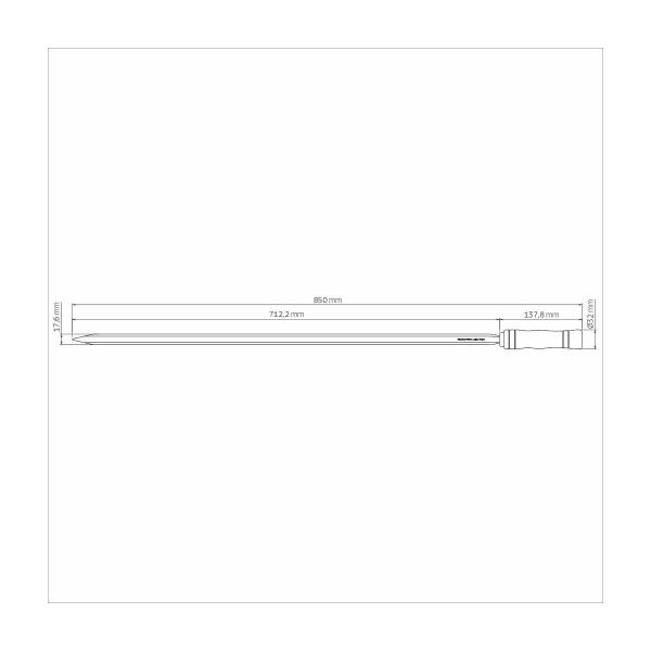 Imagem de Espeto para Churrasco Tramontina com Lamina em Aço Inox e Cabo de Madeira 85 cm