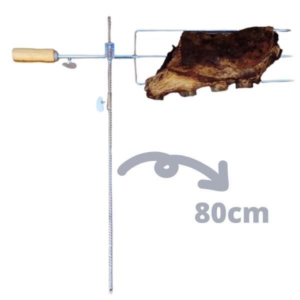 Imagem de Espeto Para Fogo De Chão Giratório Reforçado