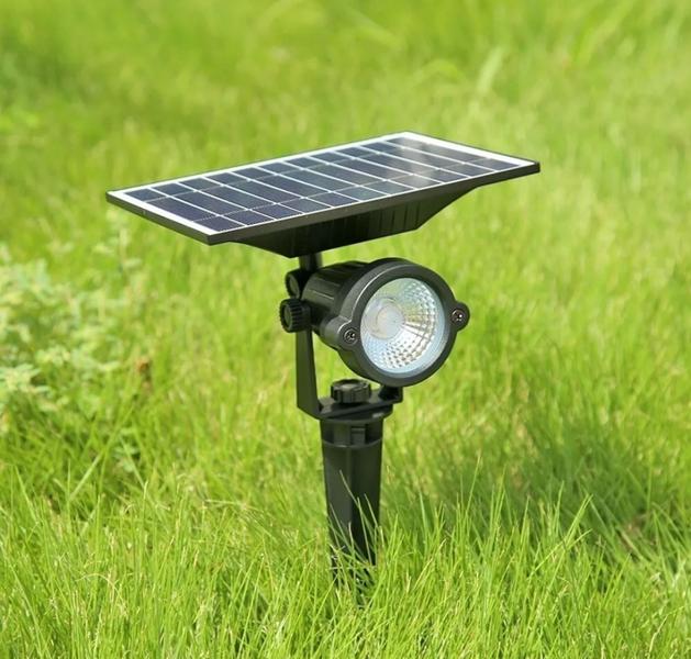 Imagem de Espeto Solar Para Jardim 12h 5W Cob Super Led Branco Quente