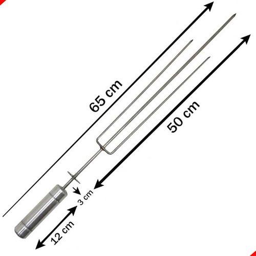 Imagem de Espeto Tridente Inox Brasa Grill