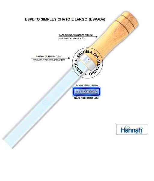 Imagem de Espetos de Churrasco Aluminio Simples 95cm Largo Kit