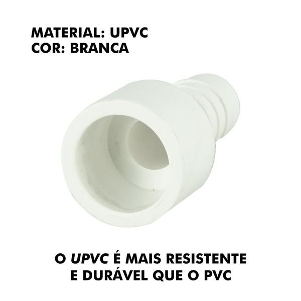 Imagem de ESPIGA PARA MANGUEIRA SOLDÁVEL UPVC BRANCO 20-21MM Kit 3