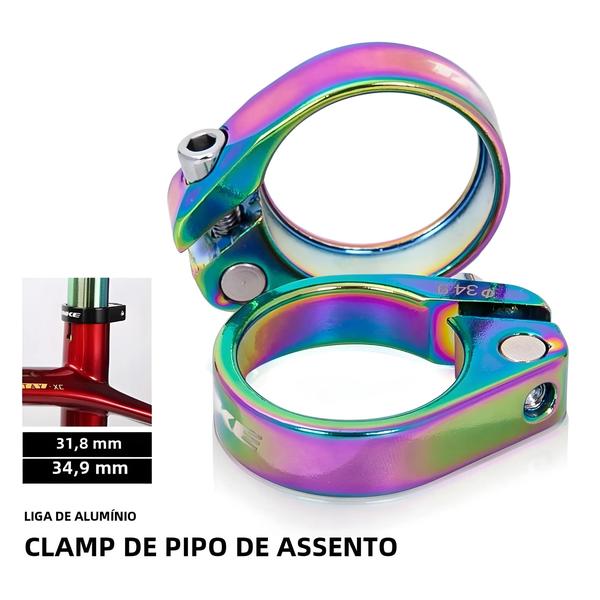 Imagem de Espigão de Selim de Alumínio Ultraleve para MTB e Estrada - 31.8/34.9mm