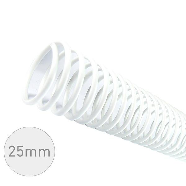 Imagem de Espiral para Encadernação Branco 25mm 160 Folhas 45 und