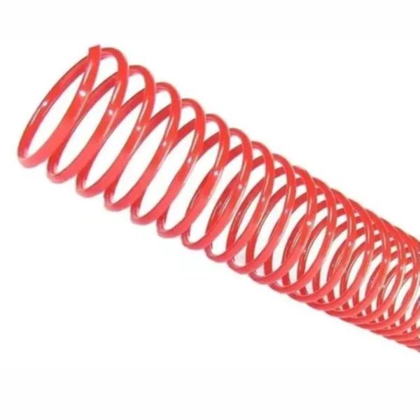 Imagem de Espiral para Encadernação Vermelho 45mm para 400 folhas 16un