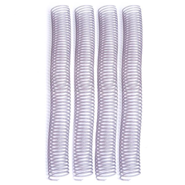 Imagem de Espiral Plastico para encadernação 12mm Transparente c/ 100 Pcs