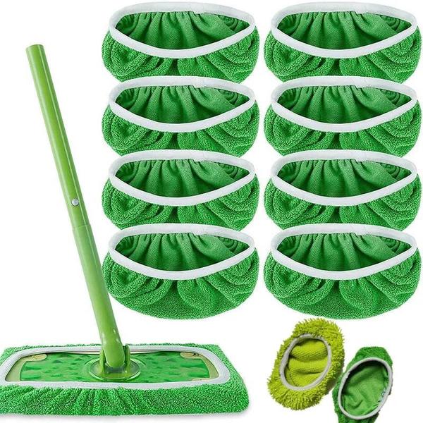 Imagem de Esponja Absorvente de Microfibra Verde - Refil para Mop Swiffer