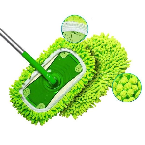 Imagem de Esponja Absorvente de Microfibra Verde - Refil para Mop Swiffer