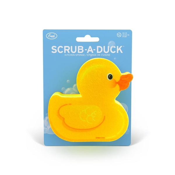 Imagem de Esponja de cozinha genuína Fred Scrub-A-Duck Yellow