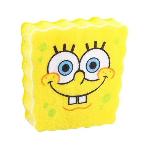 Imagem de Esponja de Lavar Louça Reutilizável Bob Esponja - Para Limpeza de Cozinha