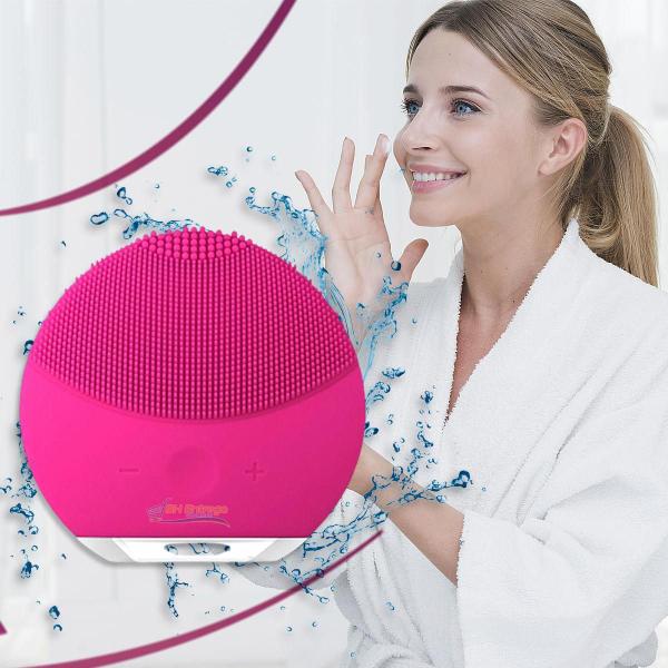 Imagem de Esponja Elétrica Facial Forever Recarregável Rosa Pink