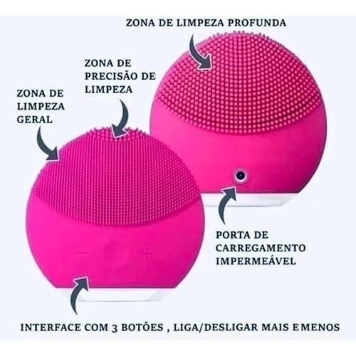 Imagem de Esponja Elétrica Para Limpeza Facial Forever De Silicone