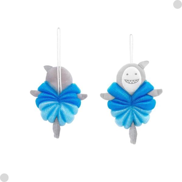 Esponja Infantil Para Banho Amigos Marinhos Tubarão - Buba Imagem de Esponja Infantil Para Banho Amigos Marinhos Tubarão - Buba