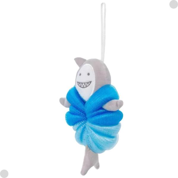 Esponja Infantil Para Banho Amigos Marinhos Tubarão - Buba Imagem de Esponja Infantil Para Banho Amigos Marinhos Tubarão - Buba