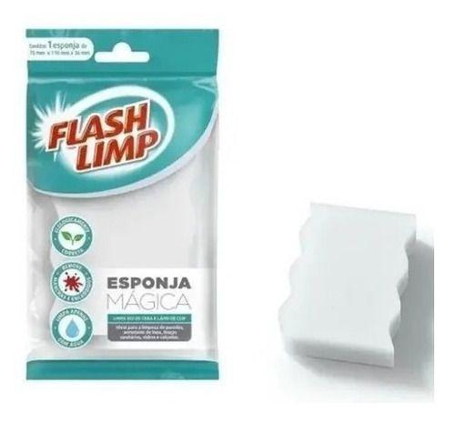 Imagem de Esponja Mágica Ecológica Limpa Apenas C/ Água FlashLimp