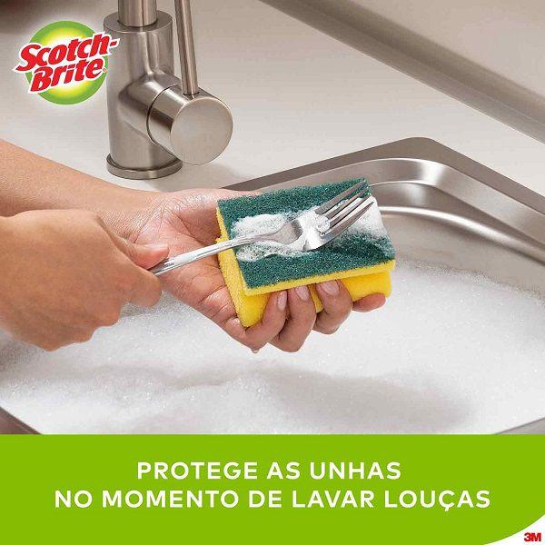 Imagem de Esponja Multiuso Cozinha SALVA-UNHAS SCOTCH-BRITE Unidade