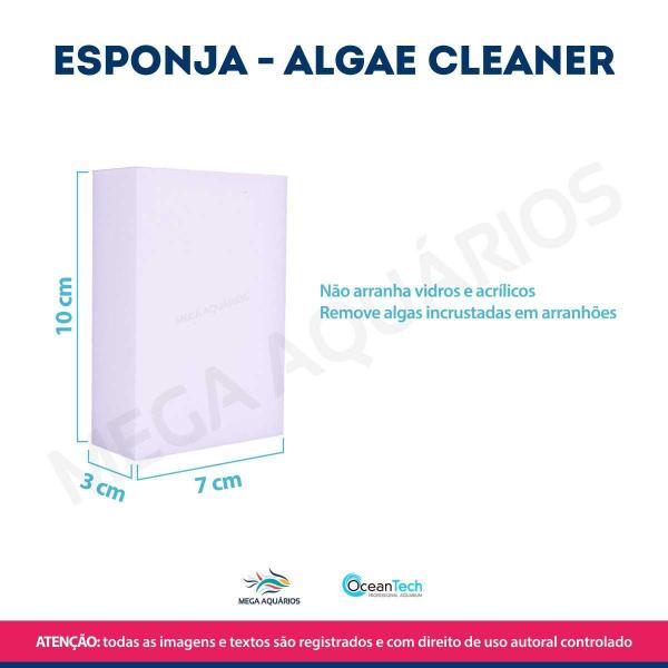 Imagem de Esponja OceanTech Alga Cleaner para Aquários 7x10x3cm