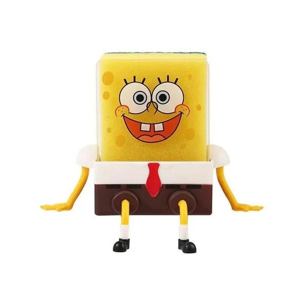 Imagem de Esponja para Lavar Louça Bob Esponja com Suporte de Drenagem