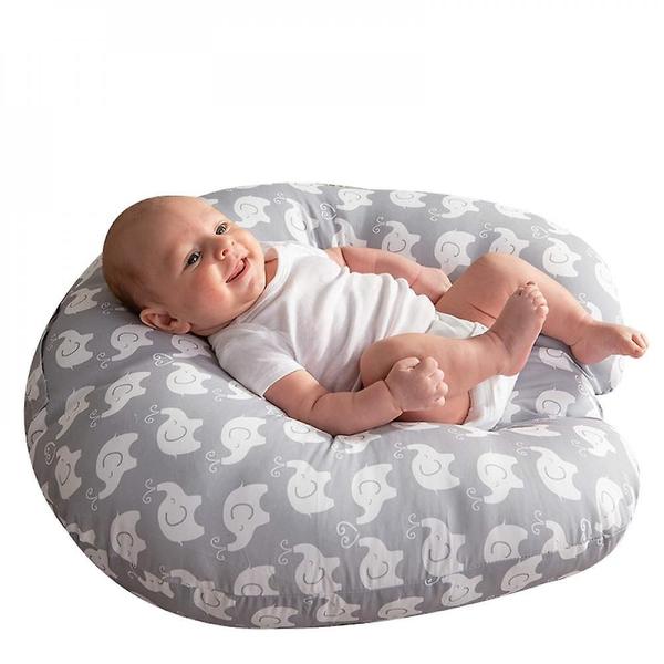 Imagem de Espreguiçadeira para recém-nascidos Wokex Elephant Love Grey 0-4m  máx. 7,3 kg