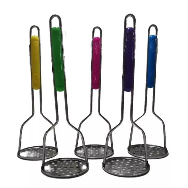 Imagem de Espremedor amassador de batatas aço inox utensílio de cozinha multifuncional