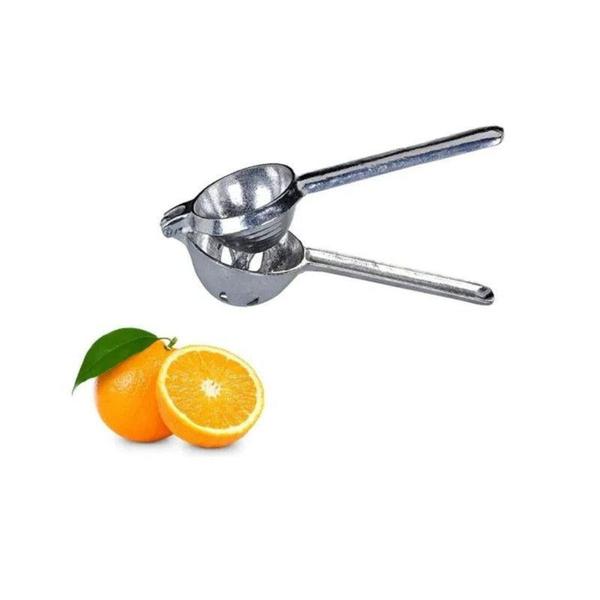 Imagem de Espremedor Amassador Manual De Laranja Alumínio Grande 8cm - Edal