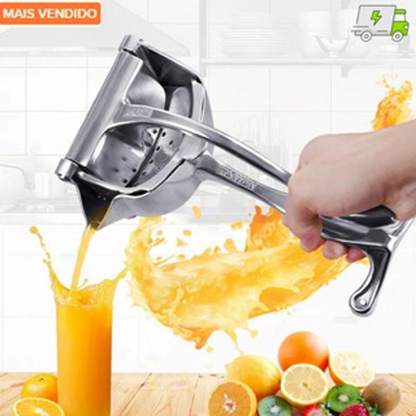 Imagem de Espremedor Amassador Socador Frutas Manual + Bico Limão Suco