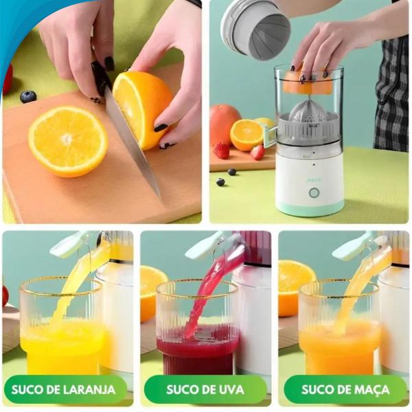 Imagem de Espremedor Automático Para Frutas Laranja Limão Elétrico Com Garantia