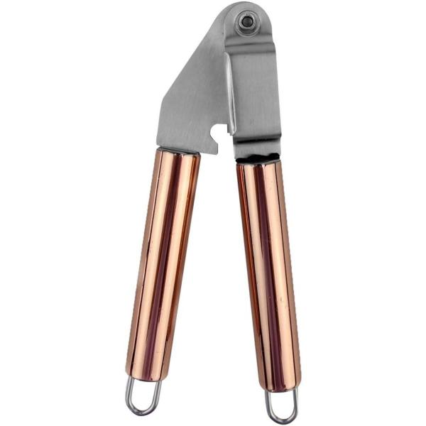 Imagem de Espremedor De Alho Aço Inox Rose Gold Tambor Removível