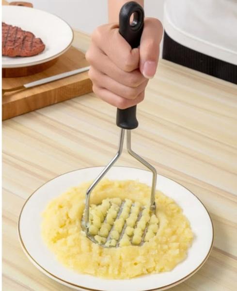 Imagem de Espremedor de batata e amassador de alho inox