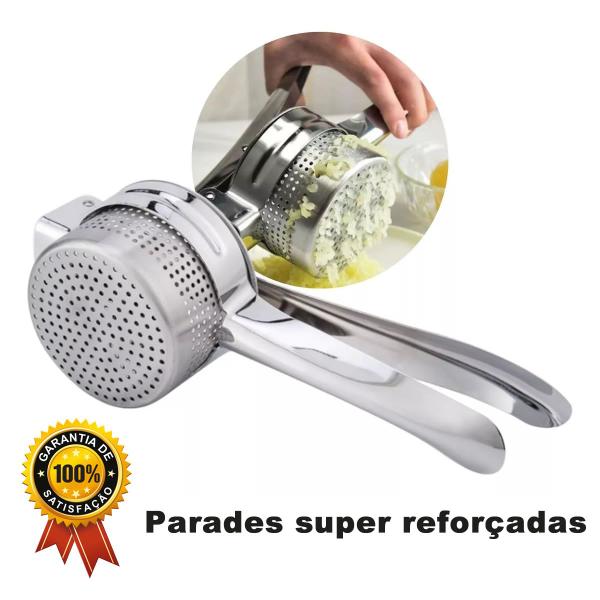 Imagem de Espremedor de batatas profissional super resistente aço inox