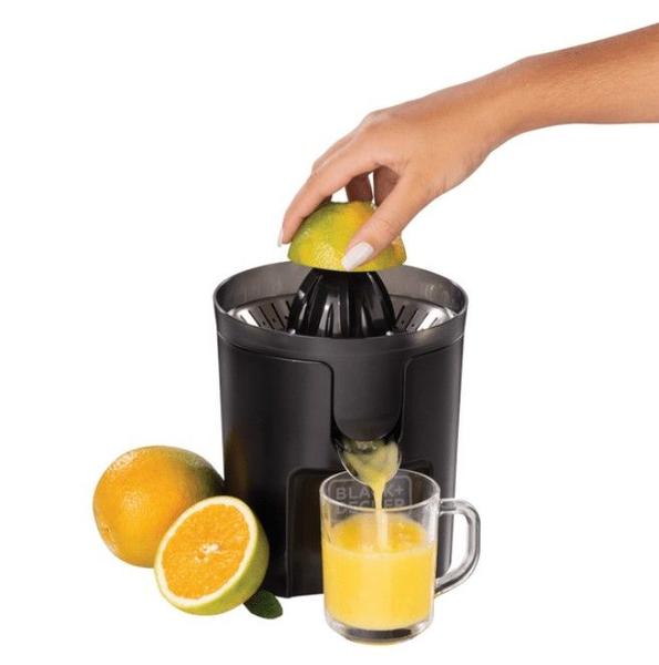 Imagem de Espremedor de Frutas Black Decker Preto Acabamento Inox CJ1000-BR 110V