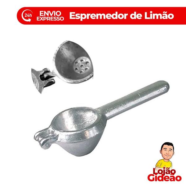 Imagem de Espremedor de Limão de Alumínio Manual Fundido Amassador P/ Limonada